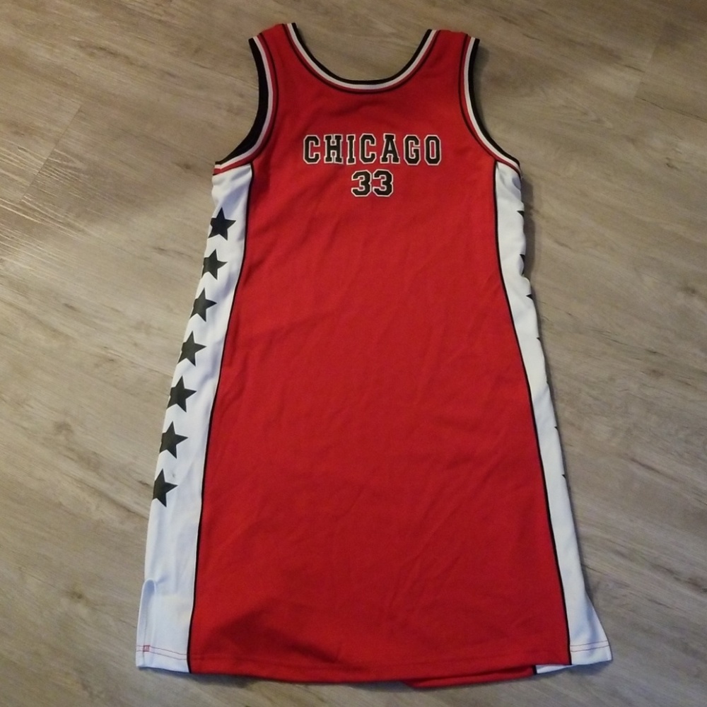 Chicago Bulls Basketball Jersey Tank Dress